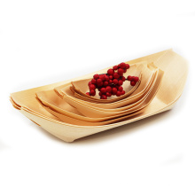 Hot Party Use Sushi Wooden Boat Wood Food Boats Container Disposable